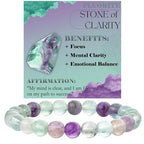 Handcrafted Natural Stone Beaded Bracelet