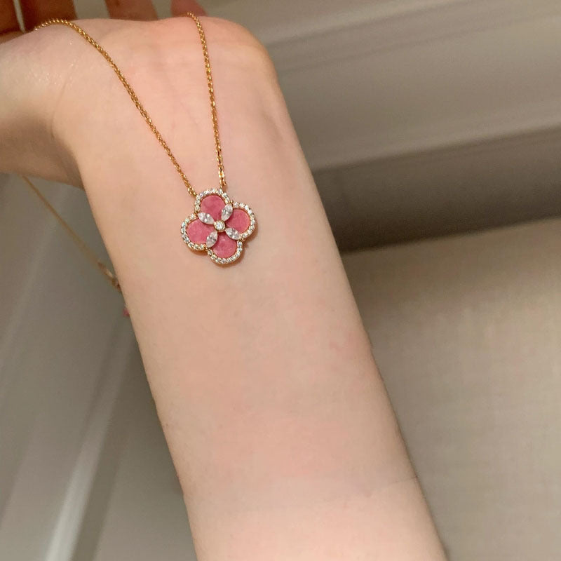Pink Four Leaf Clover Jewelry Collection