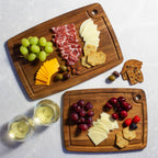 2-Piece Acacia Wood Cutting Board Set