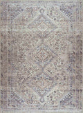Barny Tan Washable Area Rug