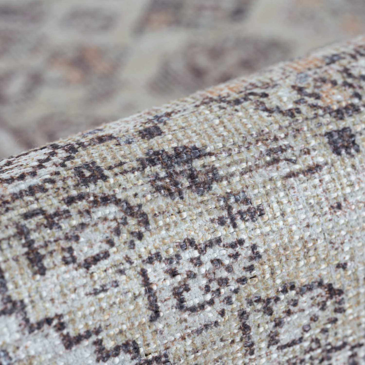 Barny Tan Washable Area Rug