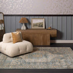 Vaeda Blue Thick Luxe Rug