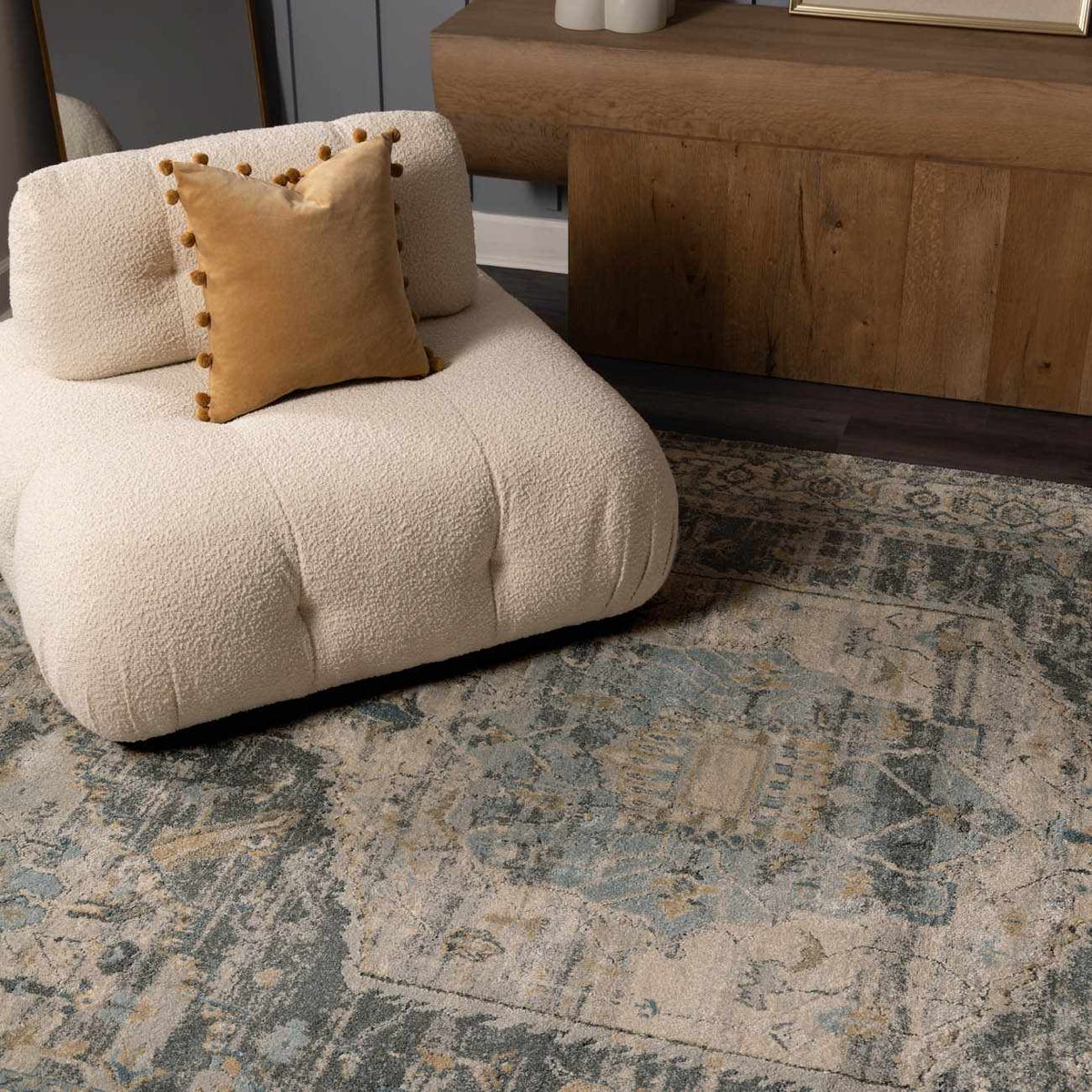 Vaeda Blue Thick Luxe Rug