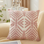 Tropical Leaf Throw Pillow with Insert — 18 × 18 in