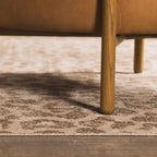 Tan Bonhill Leopard Print Area Rug