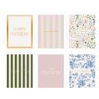 Assorted Happy Birthday Boxed Card Set - Pack of 12