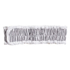 Black Seersucker Spa Headband