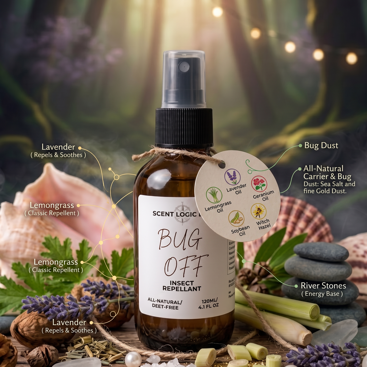 Essential Oil Insect Repellent Spray