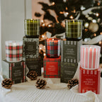 Happy Holidays Soy Candle - Boxed Tinted Glass Jar - 12 oz (Christmas)