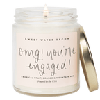 OMG! You're Engaged! Soy Candle - Clear Jar - 9 oz