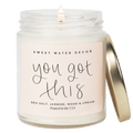 You Got This Soy Candle - Clear Jar - 9 oz (Spa Day)