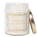 Forever and Always Soy Candle - Clear Jar - 9 oz