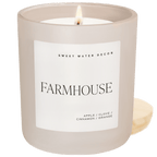 Farmhouse Soy Candle - Tan Matte Jar - 15 oz