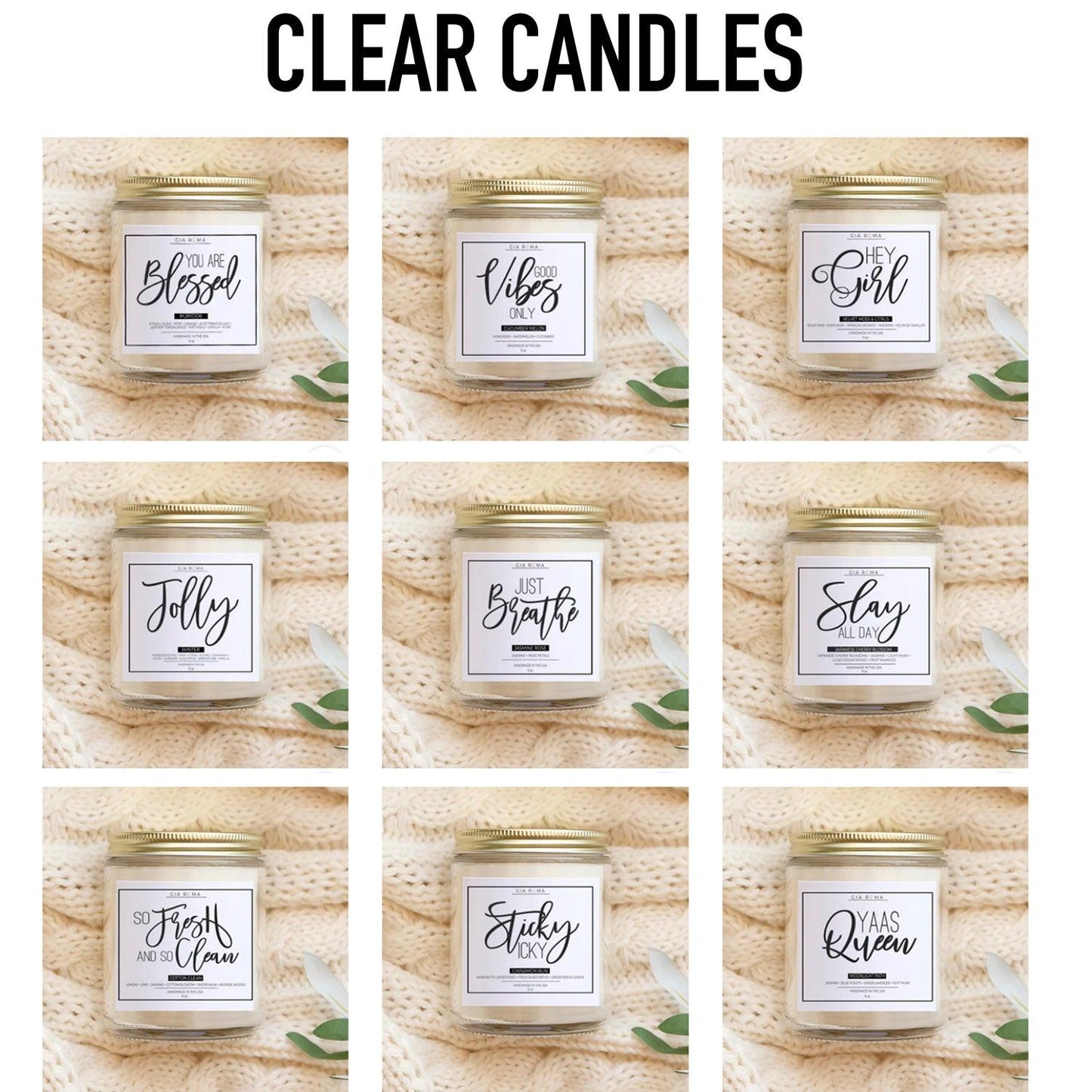 CANDLE SURPRISE BAG 3pk