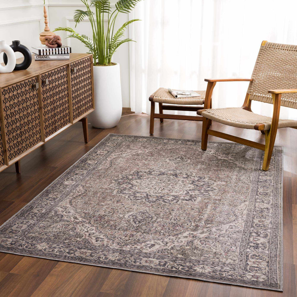 Greenpoint Dusty Blue Washable Rug