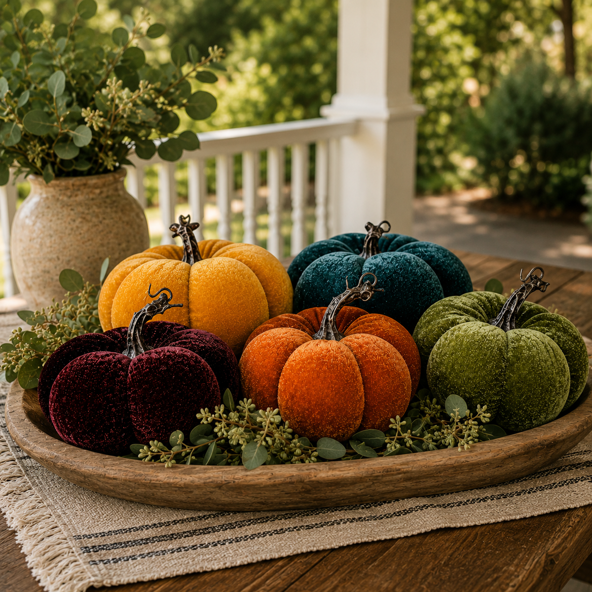 Velvet Pumpkins
