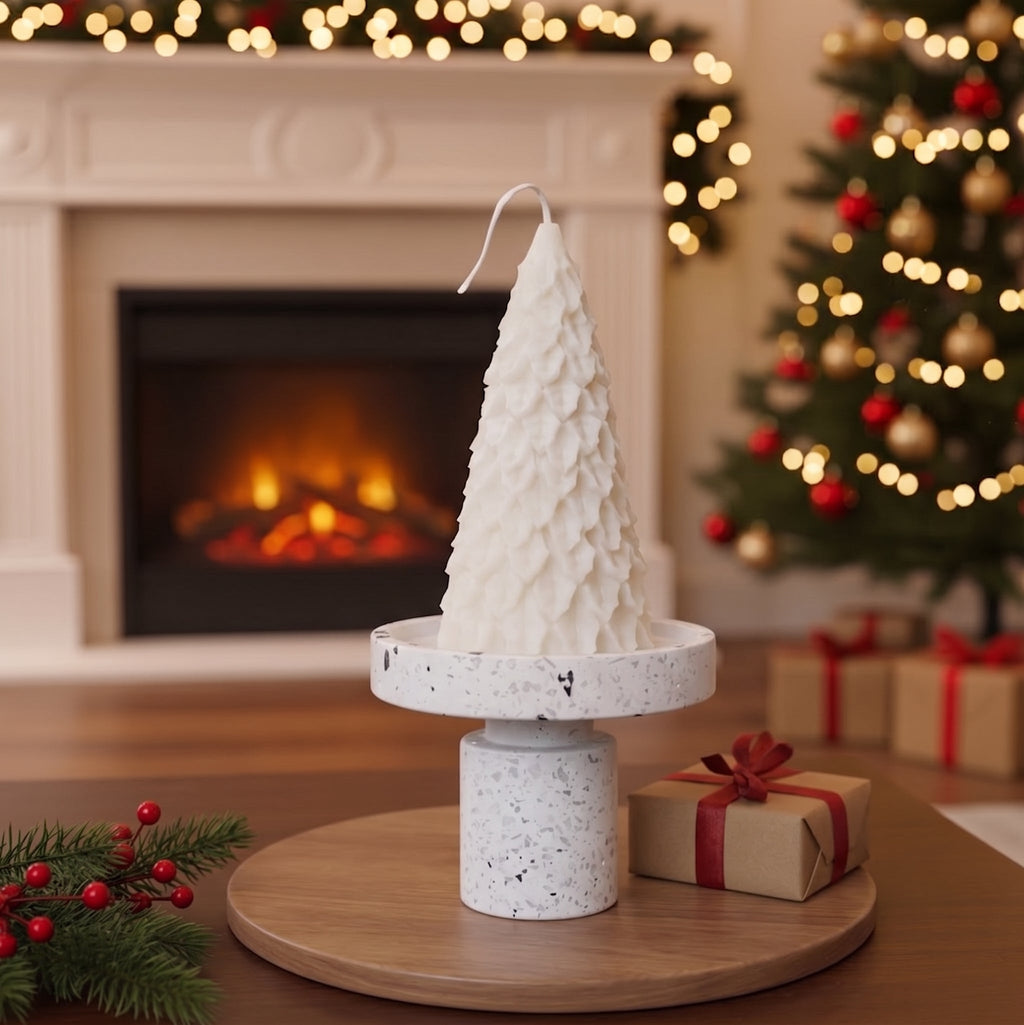 Pine Tree Sculptural Soy Candles