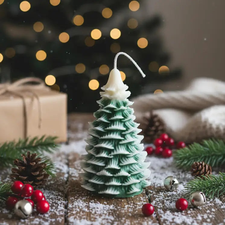 Sculptural Christmas Tree Soy Candle