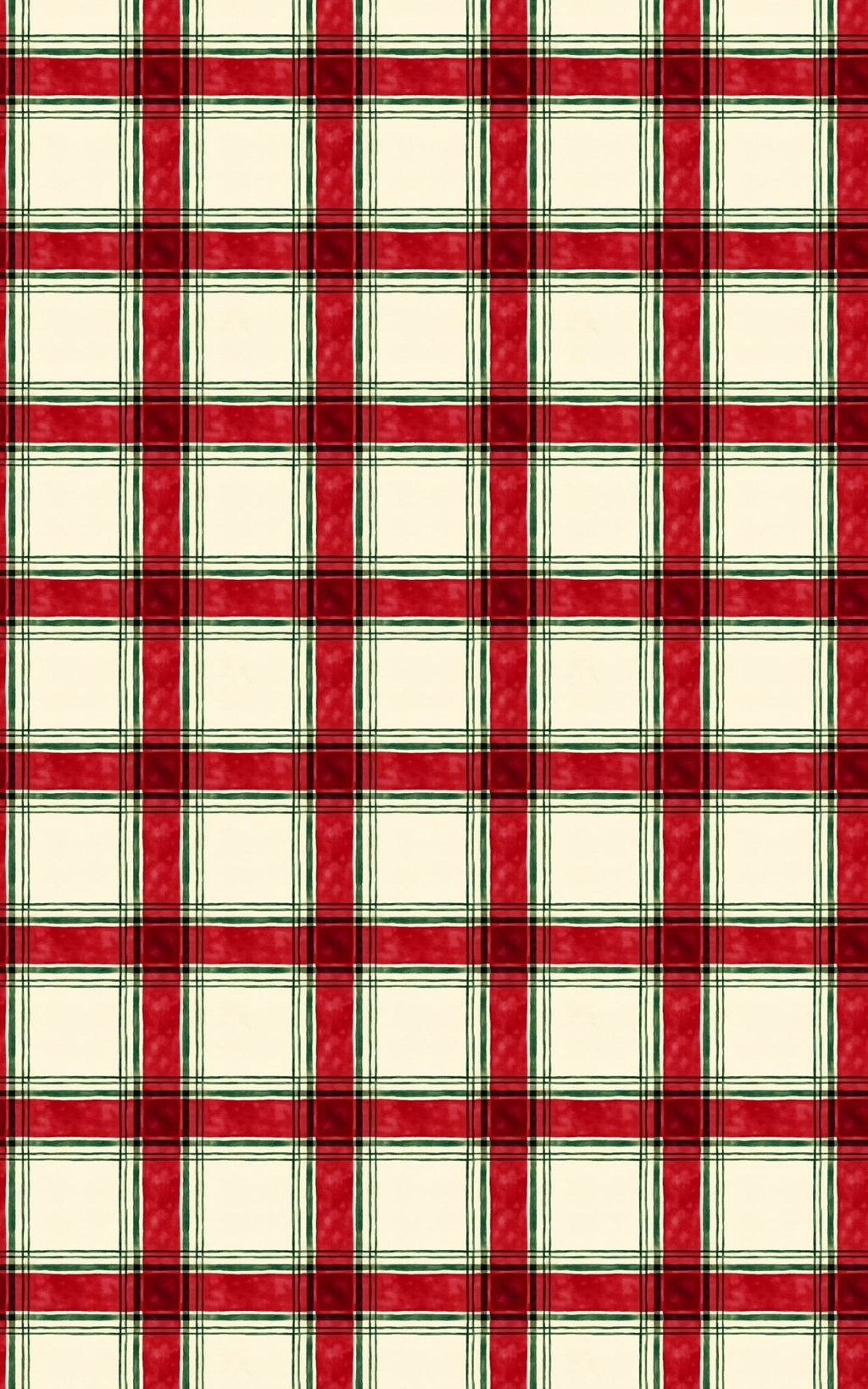 Cranberry Pines Plaid Wrapping Paper