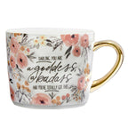 Cozy Gold Handle Mug