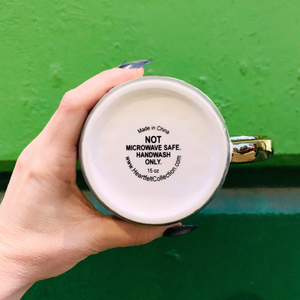 Cozy Gold Handle Mug