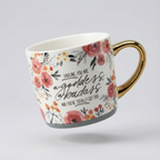 Cozy Gold Handle Mug