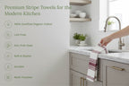 Classic Striped Cotton Kitchen Towel Set