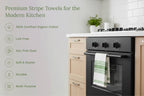 Classic Striped Cotton Kitchen Towel Set