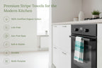 Classic Striped Cotton Kitchen Towel Set