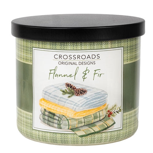 Flannel & Fir 15oz Country Cottage Jar Candle