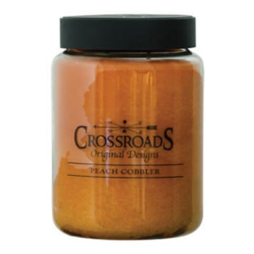 Peach Cobbler Jar Candle 26oz