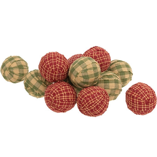 12/Set Primitive Gingham Rag Balls