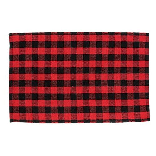 *Red Buffalo Check Door Mat 36x24