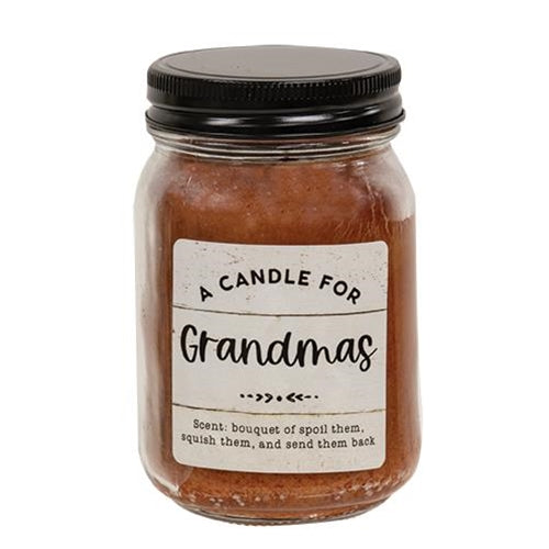 ^^A Candle For Grandmas BMS Pint Jar Candle