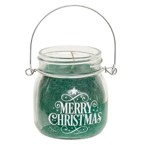 Merry Christmas 6oz Balsam Fir Jar Candle