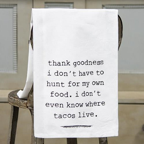 *Tacos Dish Towel