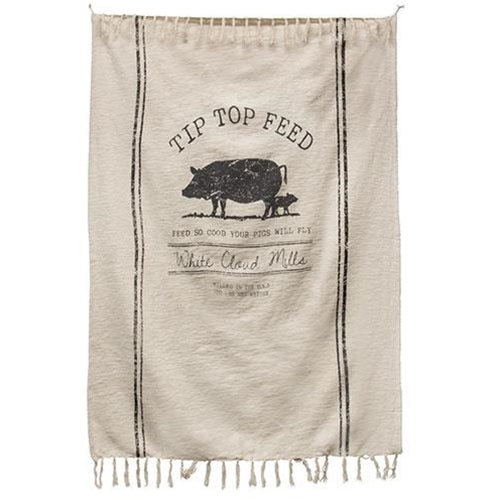 Tip Top Feed Farmhouse Throw