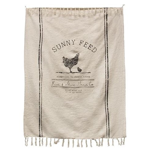 Sunny Feed Farmhouse Throw