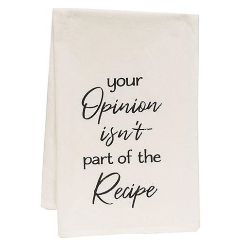 *Your Opinion Dish Towel