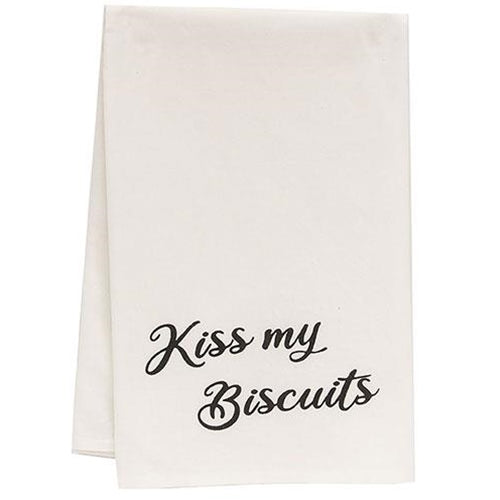 *Kiss My Biscuits Dish Towel