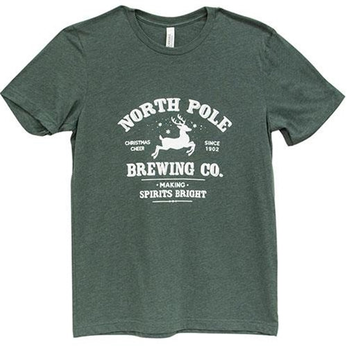 North Pole Brewing Co. T-Shirt Heather Forest XL