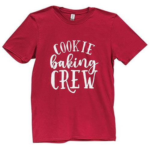 Cookie Baking Crew T-Shirt Cardinal Red XL