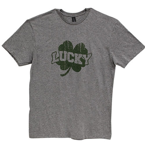 Lucky T-Shirt Heather Graphite Large