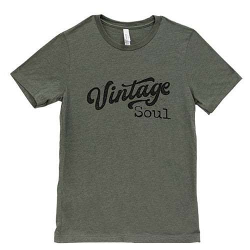 Vintage Soul T-Shirt - Heather Military - Large