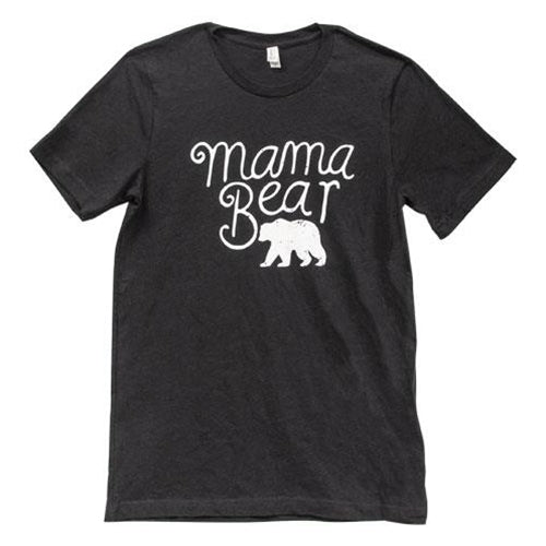 *Mama Bear T-Shirt Black Heather Small