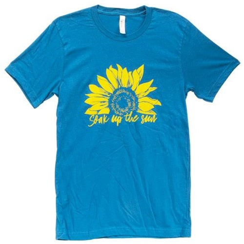 *Soak Up the Sun T-Shirt Heather Deep Teal Medium