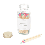 Multicolor Rainbow Safety Matches - 60 Count, 3.75"