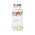 Multicolor Rainbow Safety Matches - 60 Count, 3.75"