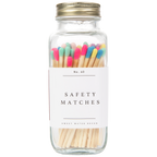 Multicolor Rainbow Safety Matches - 60 Count, 3.75"