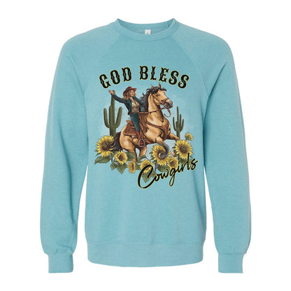 God Bless Cowgirls Crew Sweatshirt by Bourbon Cowgirl